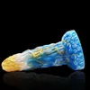 NXY SEX-producten Dildos Case 2022 Collection Sucker Dildo Western Mythology Ent Erotic Design Anaal Plug Taurus Art Color Silicon Games voor Dames 1227