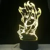 Dr Stone Figure Anime Table 3d Lampe pour Enfants Enfant Chambre Décor Veilleuse Manga Cadeau pour Lui Acrylique Led Veilleuse Lampe