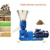 Pellet Machine 60-150kg/h Feed Wood Pellet Mill 220V 4KW/380V 3KW Farm Animal Feed Granulator 2.5/3/4/6/8mm optional