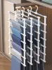 Joybos Kledingrekken Broeken Broekhangers Multifunctionele Closet Organizer Roestvrijstalen Kleerhanger Woonaccessoires 22021724455543