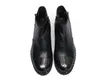 Nouveau style hiver 7945 Rivet Black Men Martin Boots Zipper Fabriqué à la main de la cheville en cuir véritable pour hommes