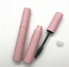 2021 10ML Empty Lip Gloss Tubes Pink Plastic Cosmetic Container Refillable DIY Mascara Eyeliner Eyelash Liquid Tube DHL Free