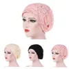 Laço das mulheres novas respira Cabeça de Algodão Cabeça Chapéu Chemo Gorros Boné Multicolour Headwear Feminino Headwrap Acessórios