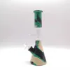 Bécher en silicone Percolateurs Perc conduites d'eau shisha narguilé Bong percolateur ensembles de tubes avec bol en verre Mini Bongs dab rigs