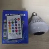 Wireless 12W Power E27 LED RGB Bluetooth -luidspreker Lichtlamp Muziek Spelen RGB -verlichting met afstandsbediening319F