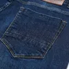 Boyut 28-46 büyük boyutlu sıradan marka erkekler streç düz kot pantolon bahar sonbahar klasik iş kot pantolon kot pantolon denim 201128