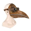 Grappige Middeleeuwse Steampunk Plague Doctor Vogel Masker Latex Punk Cosplay Maskers Snavel Volwassen Halloween Evenement Cosplay Props8317525