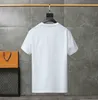 남성 편지 인쇄 T 셔츠 검은 패션 디자이너 여름 고품질 고품질 짧은 슬리브 크기 S-XXL 221833