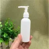 50 pièces expédition 100 ml vide en plastique transparent pompe bouteille shampooing huile nettoyante Toner contenants cosmétiques