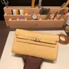 Borsa da sera classica in pelle semplice di colore puro Epsom di fascia alta borsa da donna a tracolla da donna versatile pochette da sera a tracolla singola