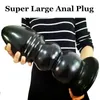 33126 cm Super Big Anal Plug Dildo No Vibration Black Anus Massage ENORME dilatatori anale Erotico giocattolo sesso Erotico Giant Dildo Butt Plug Y24606189