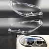 Nouveau pièces voiture 2 phare PC Transparent abat-jour lentille coquille phares décoration couverture adapté pour BMW F10 LCI F18 2010-2014