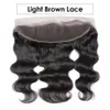 Perruque Lace Frontal Closure brésilienne Remy, cheveux Body Wave, 13x4, naissance des cheveux pré-épilée, avec Baby Hair, Transparent HD, Lace3564943