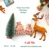 Deer Decor de festa Sachet Gift Organizer bolsas de Natal 10pcs/lote 10x14 13x18 Santa Kids Toy Storage Bag pode Pr Jllspm