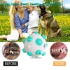 Benepaw resistente al morso IQ Treat Dog Ball Interactive erogazione di cibo Pet giocattoli da masticare per cani di piccola taglia media pulizia dei denti LJ201125