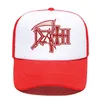 DEATH Hoodies ROCK BAND HEAVY METAL Baseball Cap Women Men Unisex 2020 Summer Parentchild Hats Mesh Visor Outdoor Sun HatX10167924913