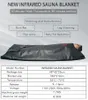 arrival far infrared lose weight slimming blanket body wrap portable sauna-blanket bag fir slim machine