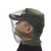 Anti-mosquito Hats Cap Travel Camping Hedging Lightweight Midge Mosquito Insect Hat Bug Mesh Head Net Face Protector SN6176