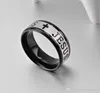 316L Titanium Stainless Steel Men Women Finger Ring Jesus Cross Rings Fashion God Religious Wedding Jewelry Engagement Couple Lovers Rings Wholesale Price