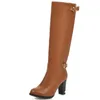 À venda tamanho grande 43 Sapatos de inverno de outono Mulheres beleza urbana joelho alto boots1