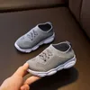 Barnskor Anti-Slip Mjuk Gummi Botten Baby Sneaker Casual Flat Sneakers Skor Barnstorlek Kid Girls Boys Sportskor 201130