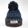 Mulheres malha macia Tampão da bola Meninas Inverno Fur Pom Bobble Hat quente ao ar livre do partido Cap Ski Crochet Moda Hat Beanie DDA725