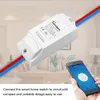 Sonoff Wifi Intelligent Switch Pow R2 itad met elektriciteitsdetectie Statistieken Stroom- en spanningsweergave Overbelastingsbeveiliging Compatibel