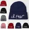 Lil Peep Beanie Broderie Xxxtentacion Love Pour Femmes Hommes Hiphop Tricoté Chapeaux Bonnets De Laine