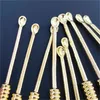 Washable Metal Screw Ears Pick Gold Plated Ear Extractor Antiskid Simplicity Ring Buckle Portable Easy Clean Fashion 0 33qk P2