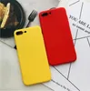 Candy Color Matte Fodral Soft TPU-lock för iPhone 12 11 Pro Max XS XR X 6 7 8 Plus Galaxy S10 S20 Not 10 A10S A71 100PC / Lot