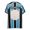 2000 Gremio RONALDINHO Retro fotbollströjor för män ZINHO NENE WARLEY Hem Blå Svarta Fotbollströjor Camisetas de futebol Uniformer