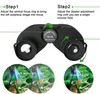 Nuovo binocolo 10X25 HD completamente ottico con doppia pellicola verde binocolo impermeabile telescopio per caccia viaggi sport trekking imbracatura per birdwatching