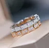 Luxuriöser hochwertiger Punk-Ring mit Diamant in 18 Karat Roségold plattiert und platinfarben für Damen, Hochzeitsschmuck, Geschenk 8155058