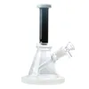 Hães de cachorro de cachorro Tipo reto Estilo tubos de água de bongs com tigela de vidro Dab Rigs Dab Tubos de fumo 14.5mm Junta feminina LXMD20101