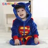 Winter unisex romper for baby girl boy toddler jumpsuit soft warm newborn bebe Infant suit kids clothes Onesies costume Outfits 201027