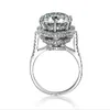 Design novo de alta qualidade 5 Karat Luxury Design vintage SONA SONA NSCD Ring Fabulous Ring com diamod8829804 sintético