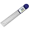 0-200mm 8 '' Dijital Metre Açılı Inclinometer Açı Dijital Cetvel Elektron Gonyometre İletki Açı Bulucu Ölçüm Aracı 201117