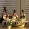 5 estilos LED Transparente bola de Natal decorações de Natal decorações de árvore de Natal pendurado bola de bulbo plástico t2i51546