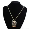 Necklaces Pendant Brand Charms Vintage Crystal Cubic Zircon Diamond Fine Jewelry Owl Pendant Necklaces