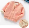 BibiCola Style Baby Toddler Infant Plus Fleece Winter Warm Coat Outerwear Jacket Kids Unisix slide Thick 220222