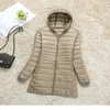 Luz fina grande tamanho para baixo jaqueta casual casual cintura larga cintura mid-borda branco pato para baixo casaco inverno luz ultra-fina 201102