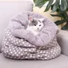 Pet Dog Gato Sacos de dormir com bolso Adorável camas acolhedoras Super Warm Coelho Gatinho Cachorro Cachorro Almofada Esteira Múltiplas Funções Pet Fontes 20113