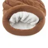 Bonitos camas de gato saco de dormir inverno casa pequena casa para animais macio ninho almofada pet dormir