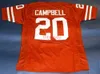 Ucuz Özel Earl Campbell Jersey dikişli herhangi bir isim numarası ekleyin