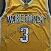 2019 New Chris Paul＃3 Wake Forest Demon Deacons Basketball College Jersey Stitched Personalized Custom Any Name番号XS-5XL