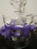 Importar cor roxo hookahs fable beaker beaks beaks beaker base fumar tubos de água Dab equipamento 14.4mm articulação funcional articular