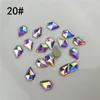 1 unids Cristales Nail Diamond Stone Strass AB Rhinestones de vidrio para clavos 3D Decoraciones de arte Suministros Joyería QB217-246A