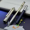 Petit Prince Blue Promotion And Silver Ballpoint Pen Roller Ball Pens Exquisite Office Stationery 07mm Ink Pens For Birthday Gi1203403