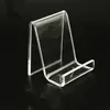 2022 new Advertising Display Acrylic Show Holder Stands Rack for Purse Bag Wallet Phone Book T3mm L5cm Retail Store Exhibiting 50pcs