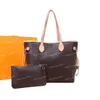 أزياء نساء رسول جلدي حقائب اليد 6 ألوان الشبكة 2pcs مجموعة محفظة محفظة على أعلى ب.